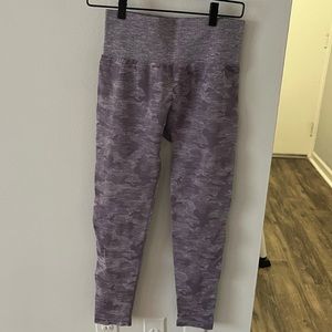 Purple Camo Shein Leggings